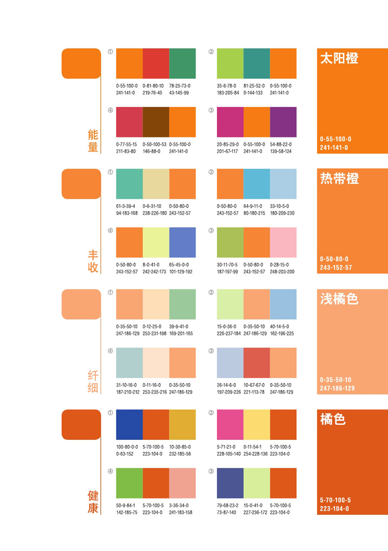 经典配色方案 设计经验技巧知识分享 大美工dameigongcn 9122