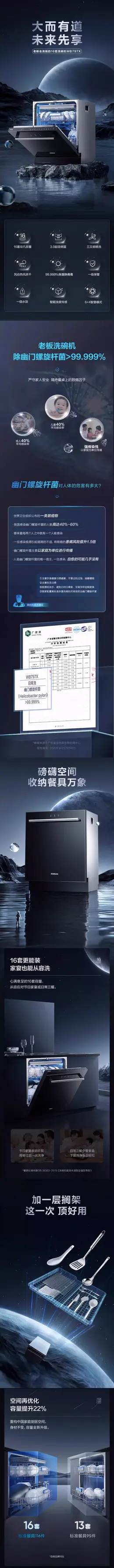 老板洗碗机 详情页设计