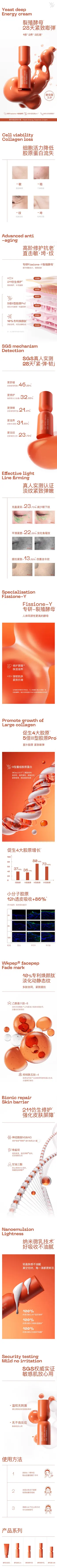 奢思雅酵母赋能精华霜 详情页设计
