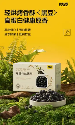 甘源 食品 零食 美食 产品海报设计