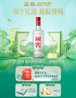 泸州老窖 酒水 白酒 国潮国风 端午节海报设计