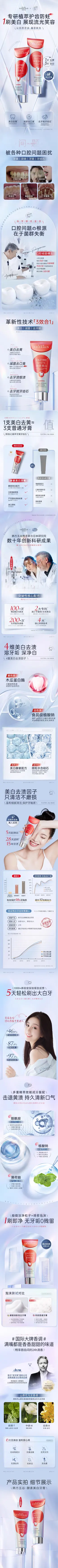 韩方五谷 酵素牙膏 详情页设计