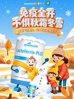 goodhealth母婴 健康保健食品 保健品 暖冬季活动海报设计