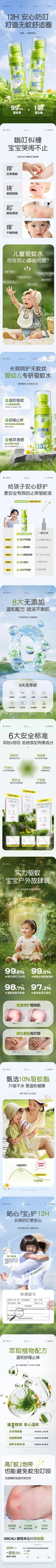 驱蚊花露水 详情页设计