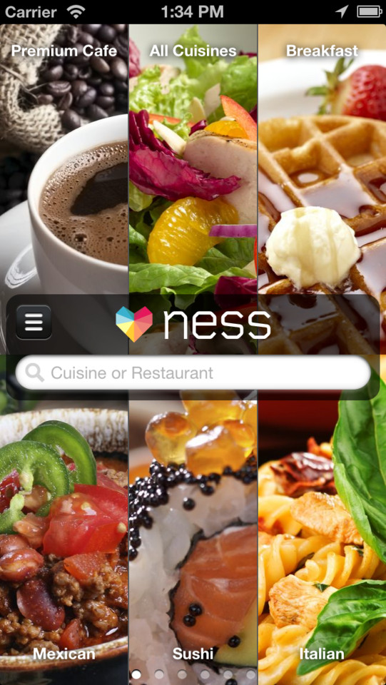 Ness饮食指南 - 餐厅搜索