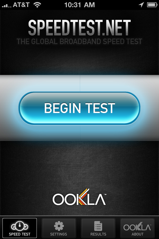 Speedtest，手机流量速度测试