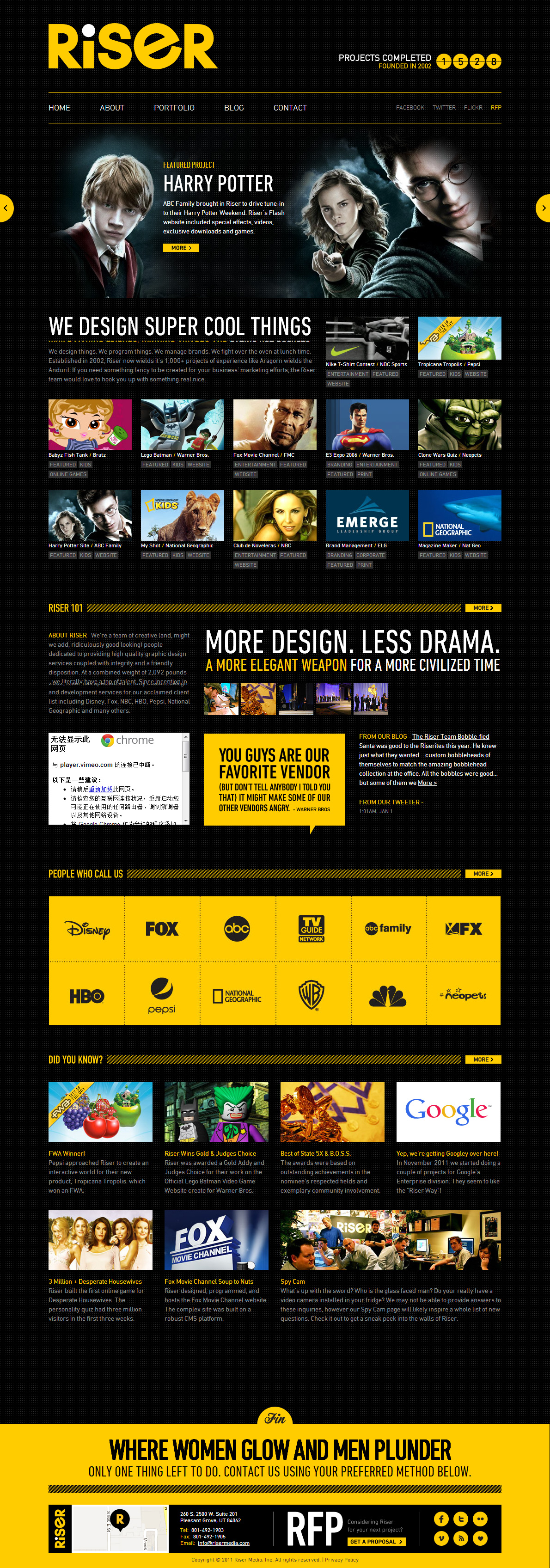 Riser Media是一家创意与设计机构。