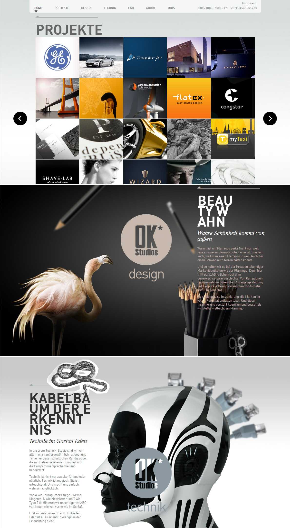 OK-Studios是提供网页设计，CI企业形象设计的互动机构。