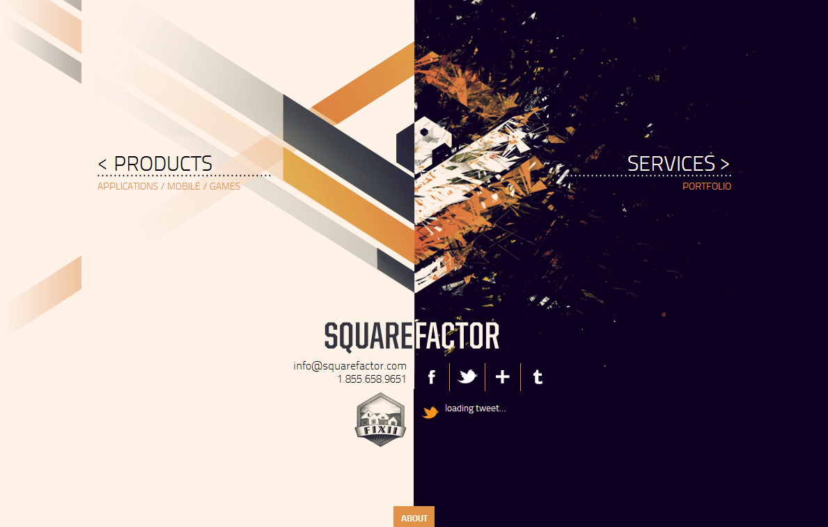 squarefactor设计和开发网络，移动，社会和更多的互动式体验。