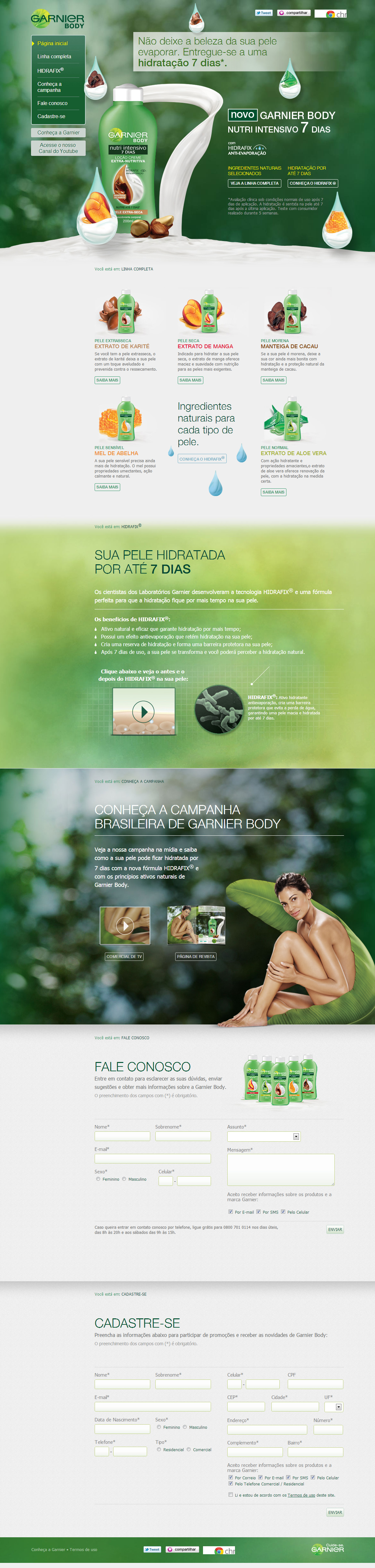 Garnier Body卡尼尔护肤品