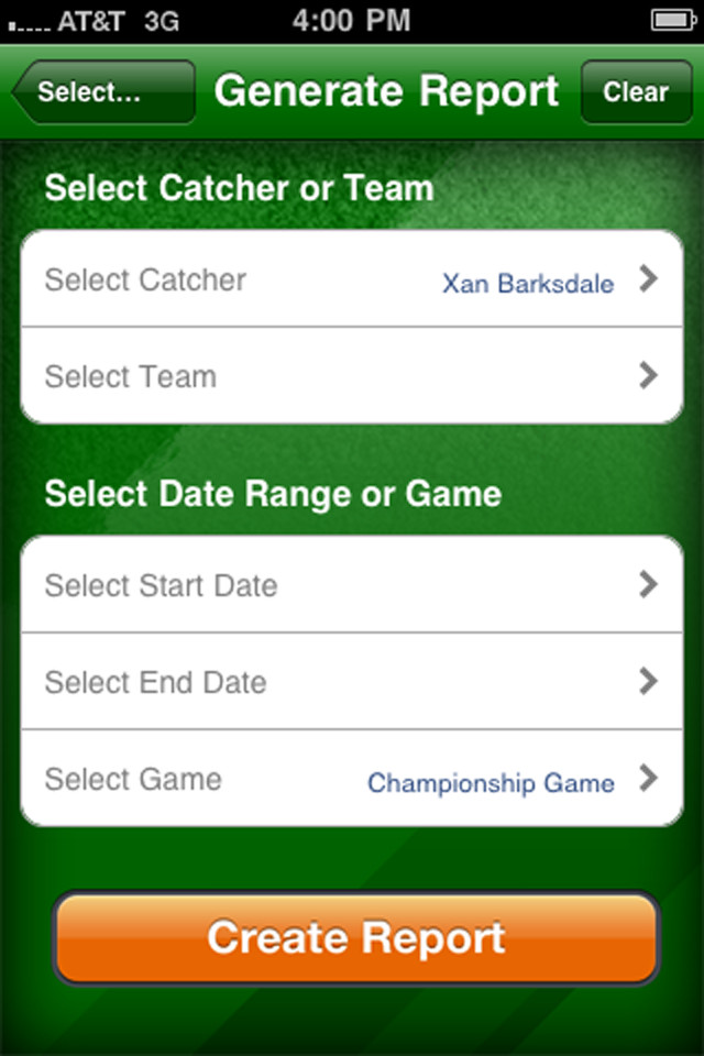 Catcher体育APP应用程序界面设计欣赏