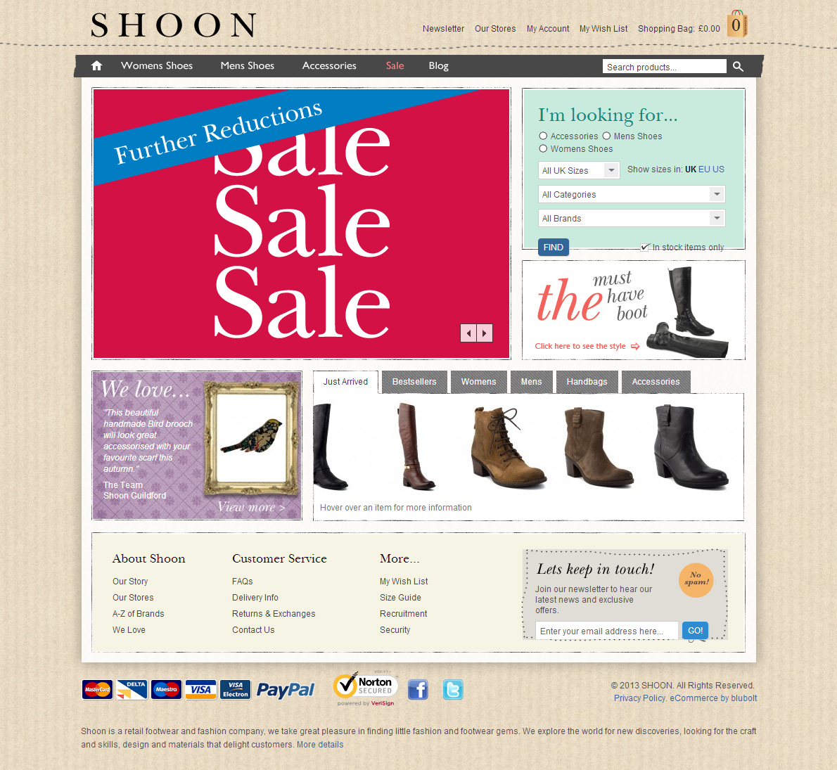 Shoon男鞋女鞋购物网站