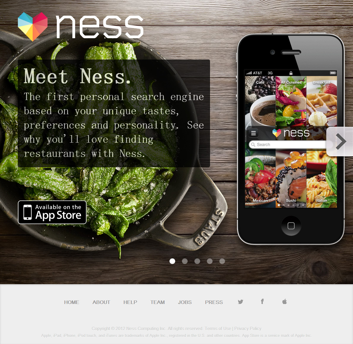 Ness应用程序Appsite