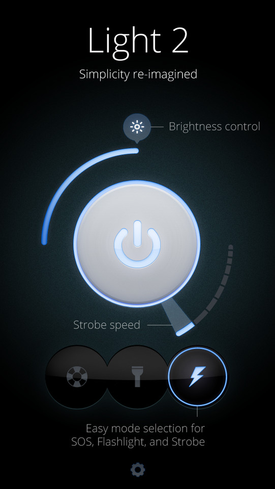 LED手电筒App应用程序界面设计