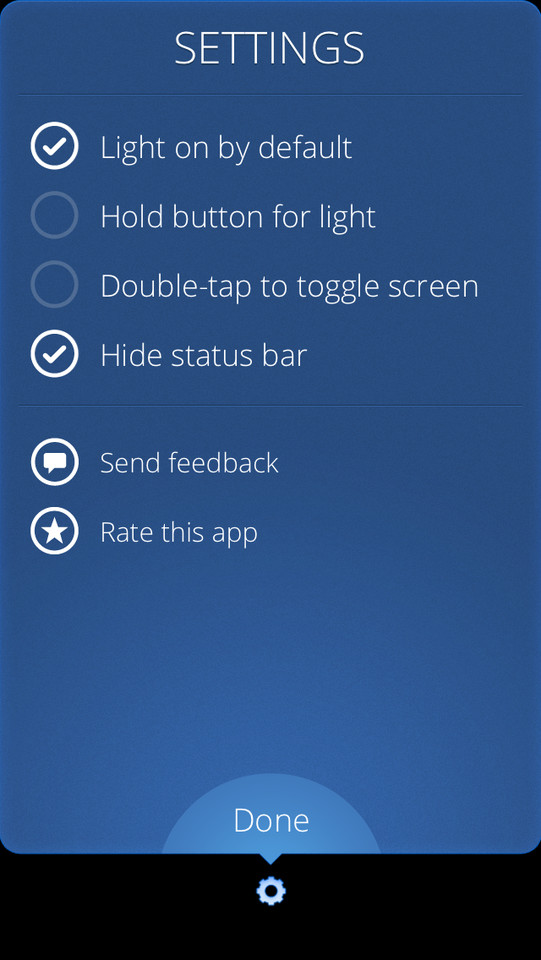 LED手电筒App应用程序界面设计