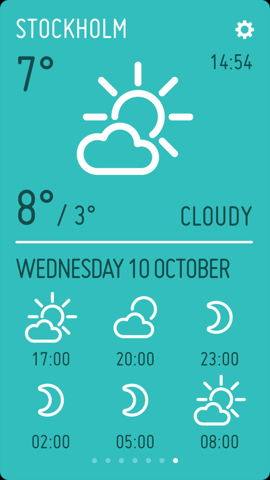 MINIMETEO简约的天气APP设计