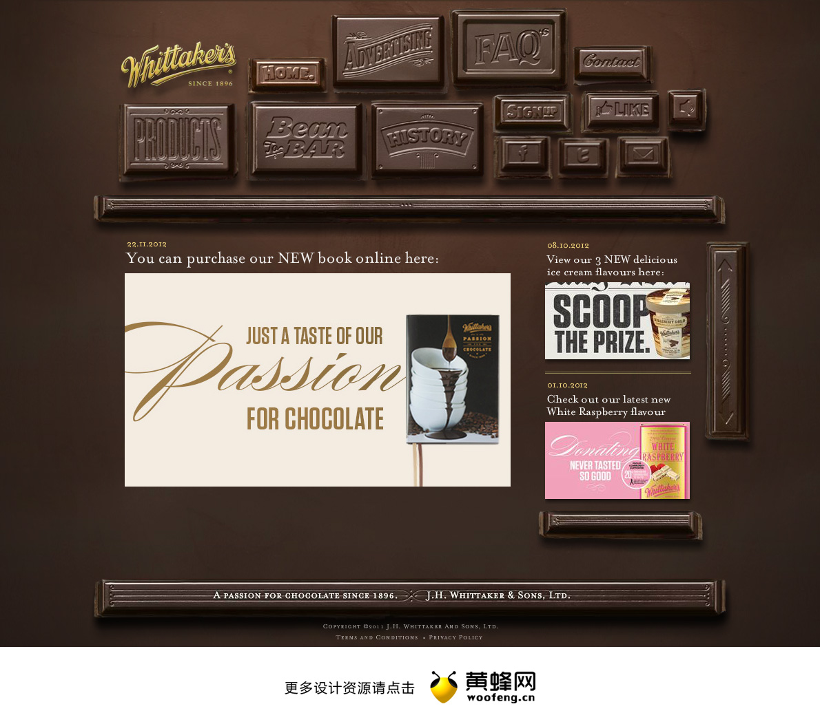 惠特克巧克力网站