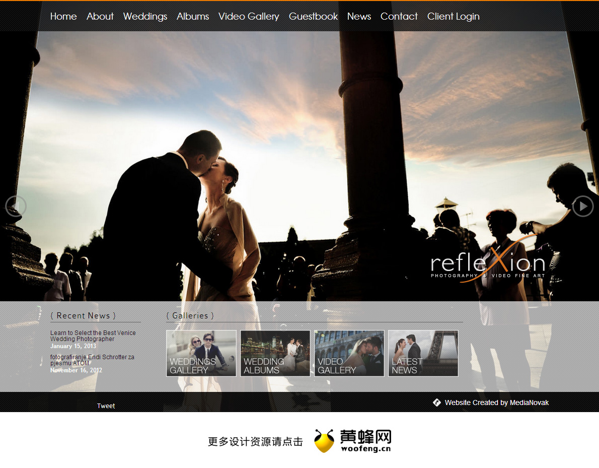 威尼斯婚礼摄影师网站，来自黄蜂网https://woofeng.cn/