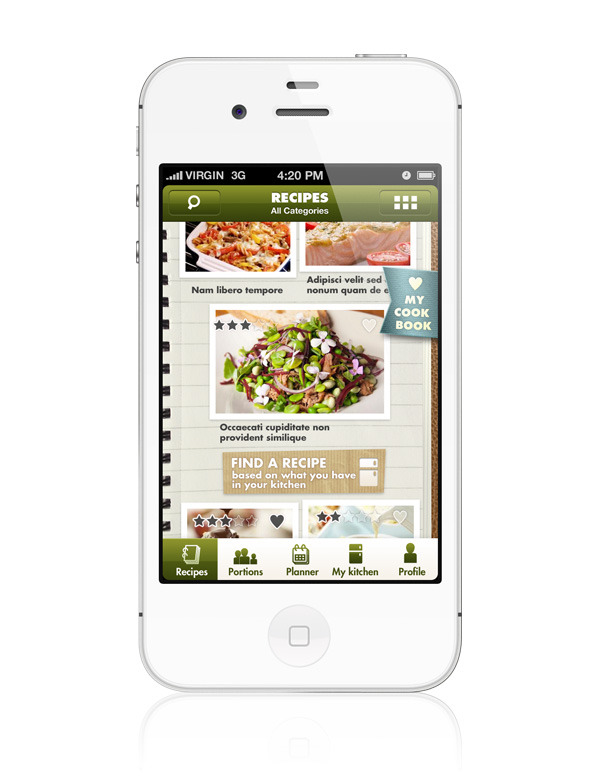 爱食物恨废物的应用程序手机界面设计，来源自黄蜂网https://woofeng.cn/