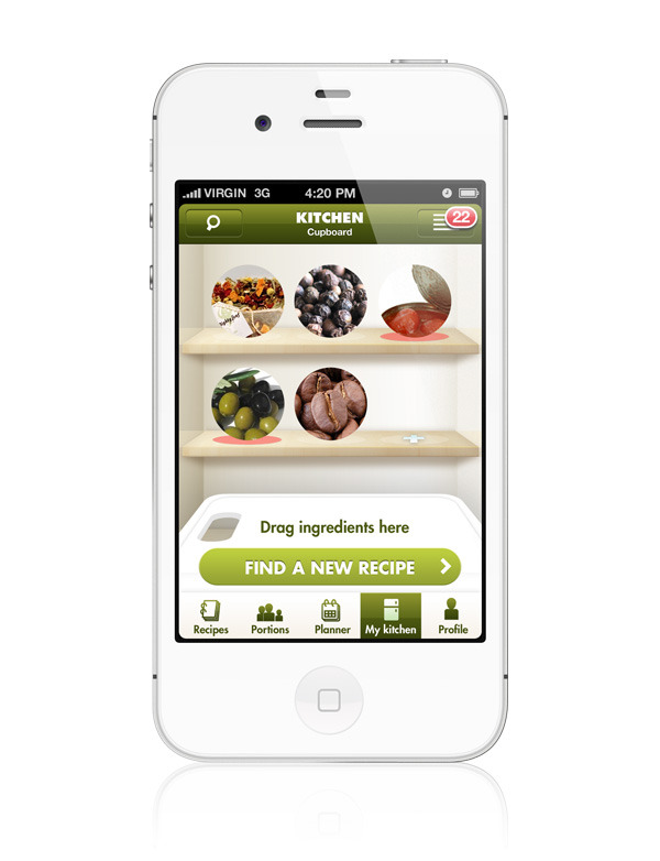 爱食物恨废物的应用程序手机界面设计，来源自黄蜂网https://woofeng.cn/