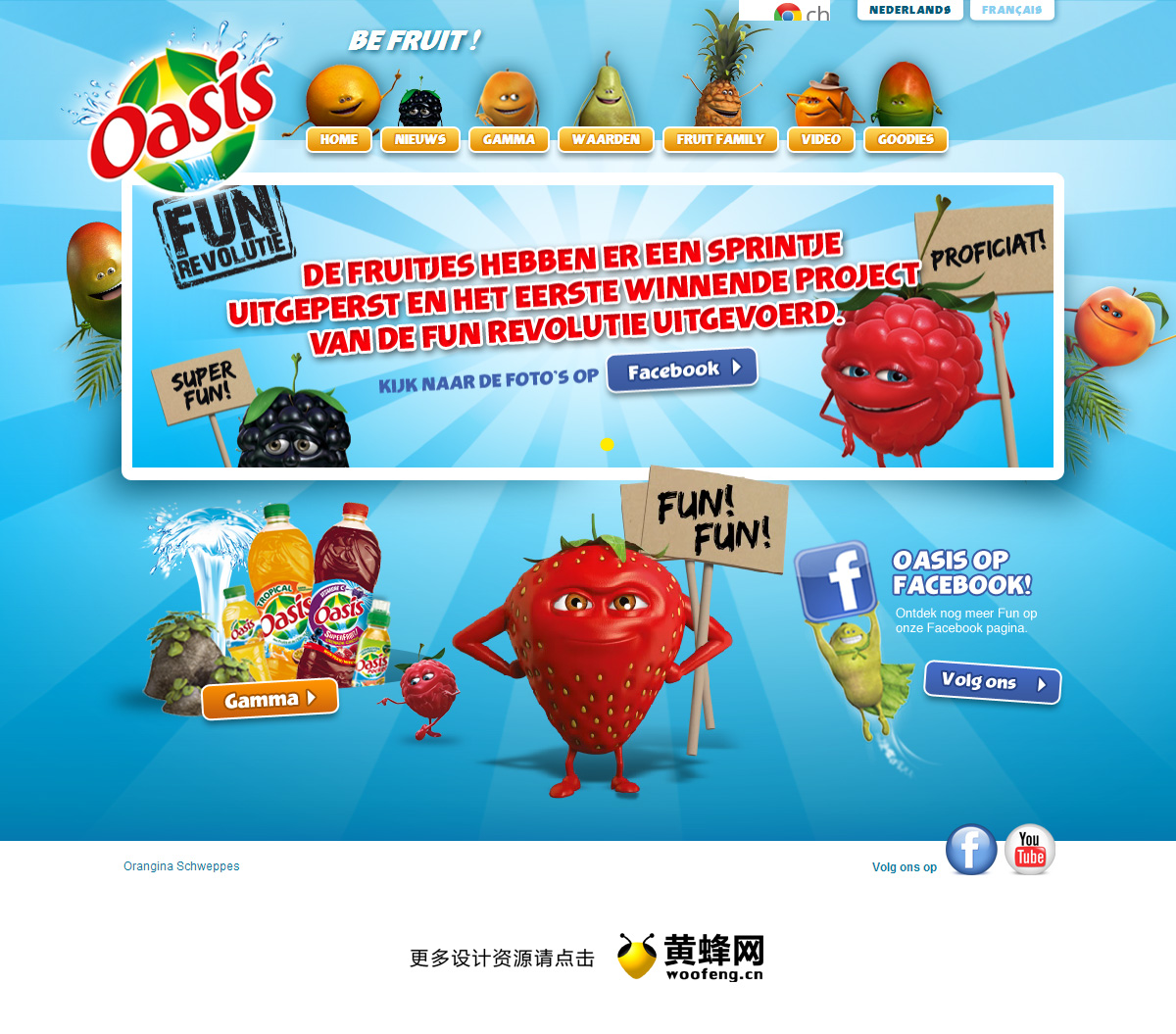 Oasisfun水果饮料，来源自黄蜂网https://woofeng.cn/web