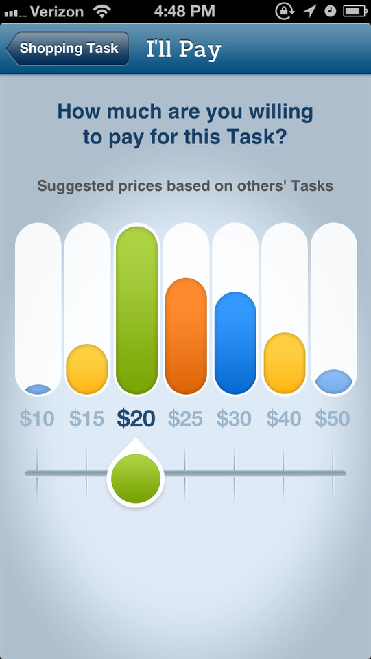 TaskRabbit手机应用界面设计欣赏，来源自黄蜂网https://woofeng.cn/mobile