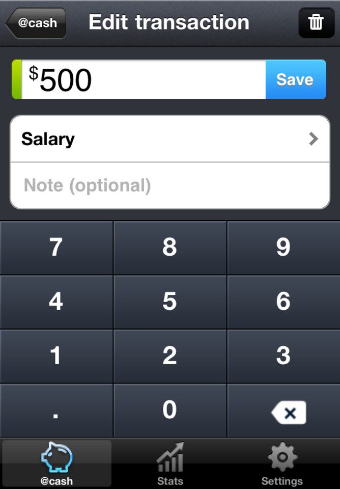 CashBase个人财务状况手机应用界面设计，来源自黄蜂网https://woofeng.cn/mobile/