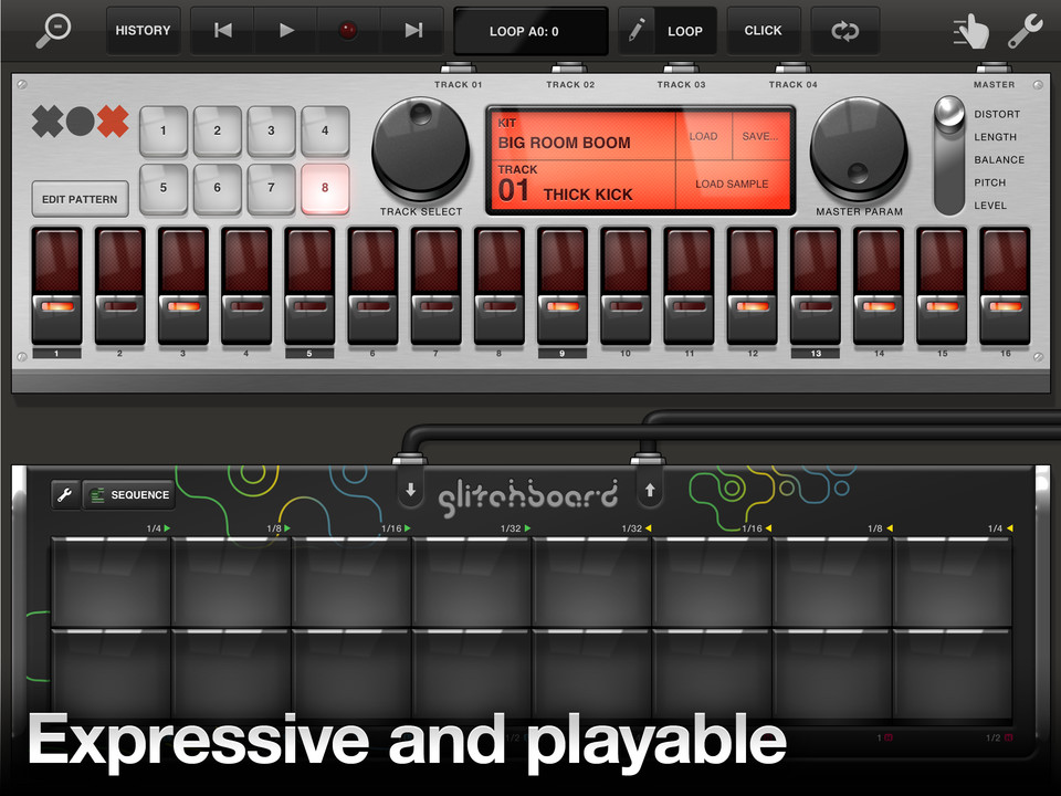 Tabletop iPad音乐应用程序界面设计，来源自黄蜂网https://woofeng.cn/ipad/