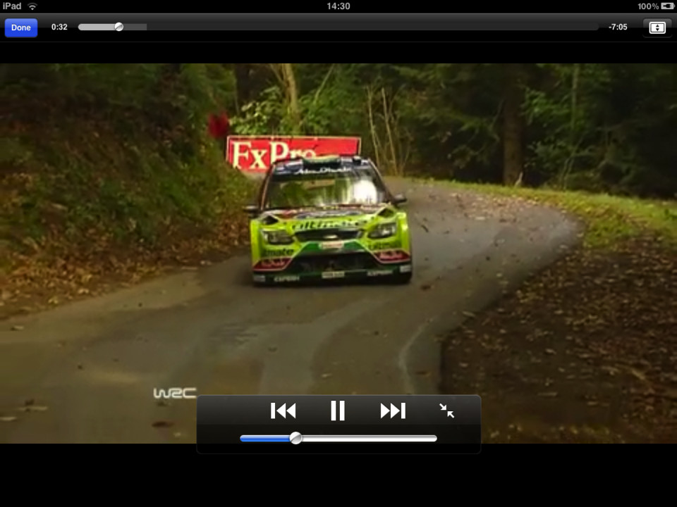 iRally WRC和IRC赛车iPad应用界面设计，来源自黄蜂网https://woofeng.cn/ipad/