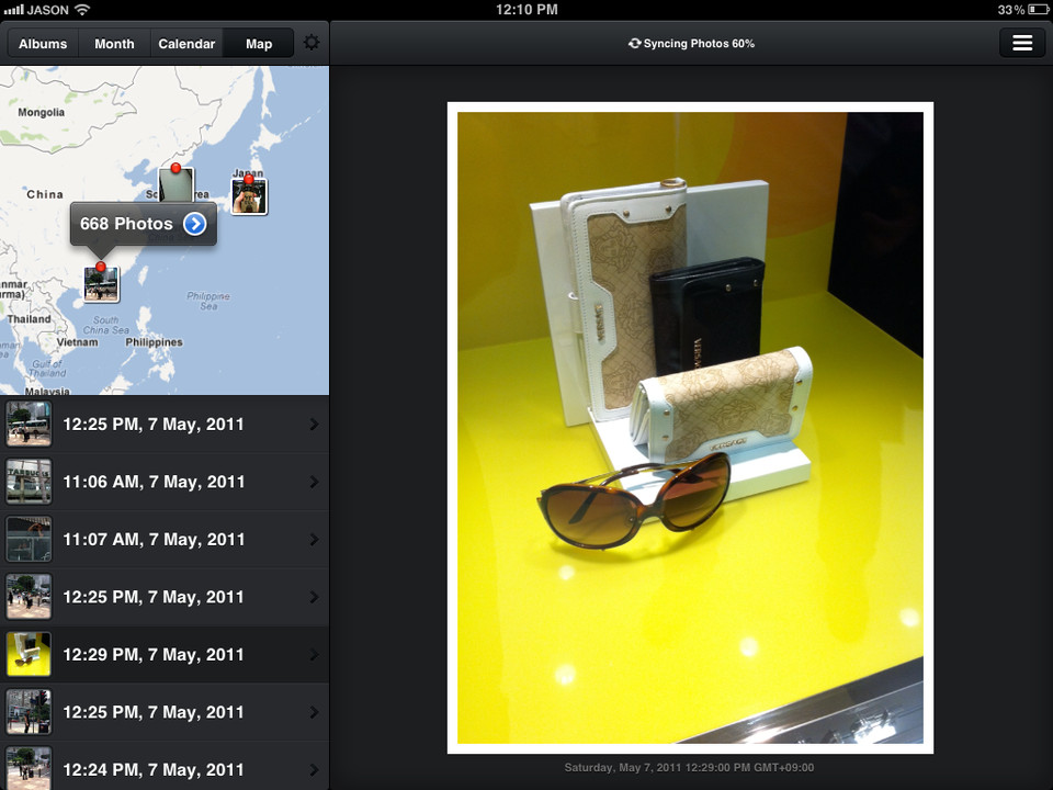 PhotoCal iPad应用程序界面设计，来源自黄蜂网https://woofeng.cn/ipad/