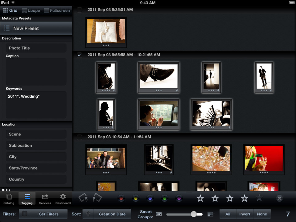 Photosmith照片编辑应用iPad版界面设计，来源自黄蜂网https://woofeng.cn/ipad/