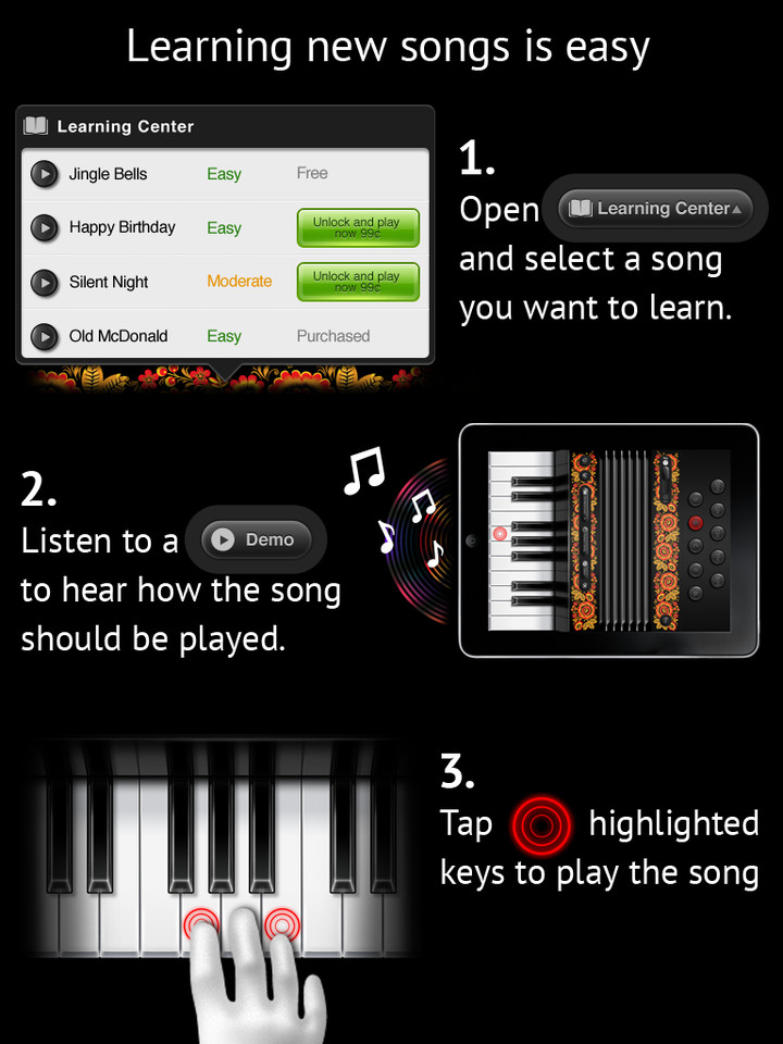 手风琴iPad版界面设计，来源自黄蜂网https://woofeng.cn/ipad/