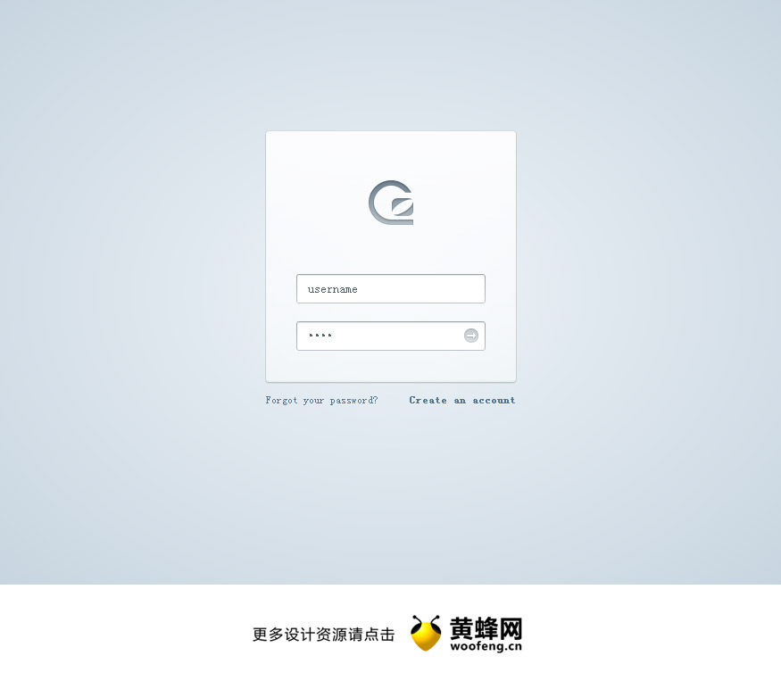GoSquared网站登录界面设计，来源自黄蜂网https://woofeng.cn/webcut/