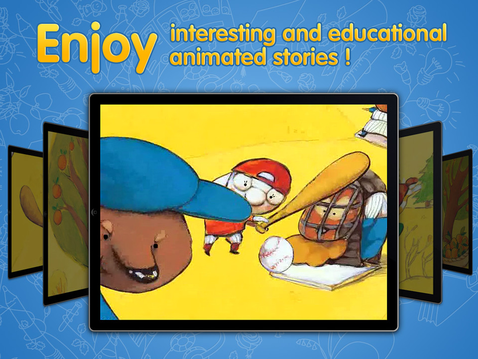 iReading儿童教育应用iPad界面设计，来源自黄蜂网https://woofeng.cn/ipad/
