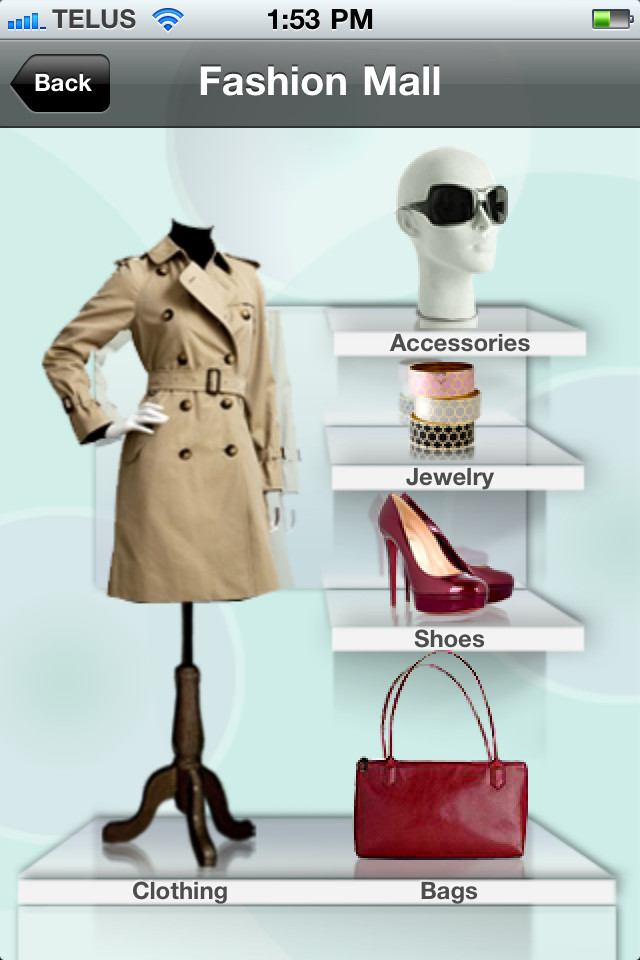 时尚女孩时尚衣橱购物应用程序手机界面设计，来源自黄蜂网https://woofeng.cn/mobile/