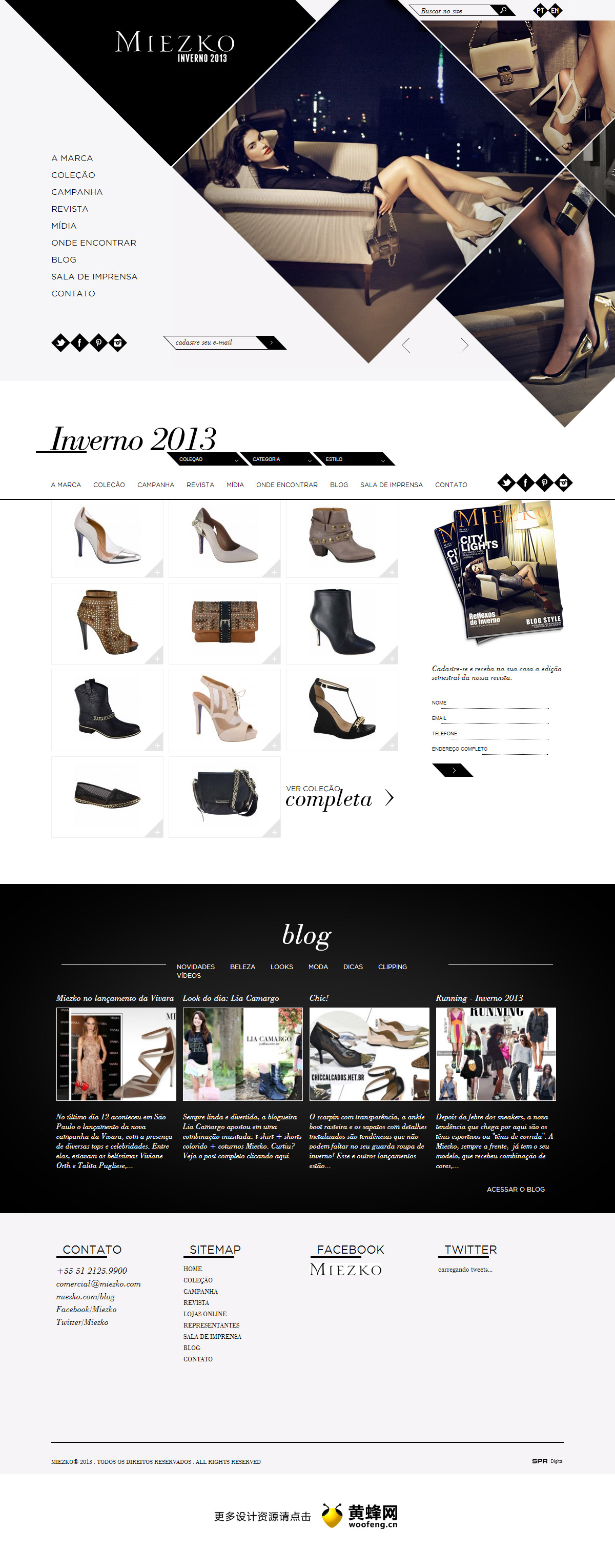 Miezko高档女鞋品牌网站，来源自黄蜂网https://woofeng.cn/web/