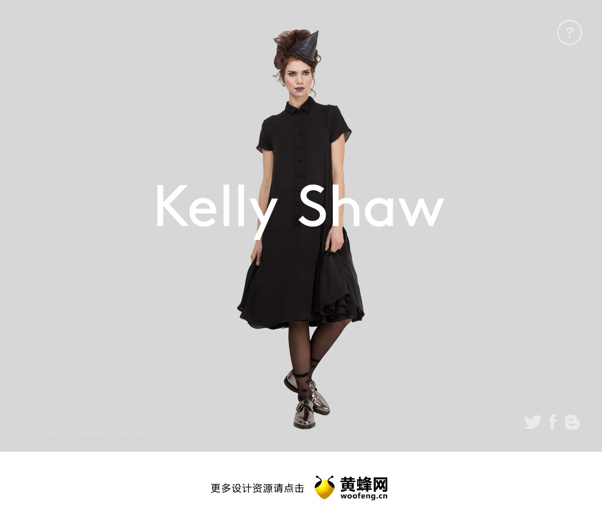 Kelly Shaw时尚服饰网站，来源自黄蜂网https://woofeng.cn/web/