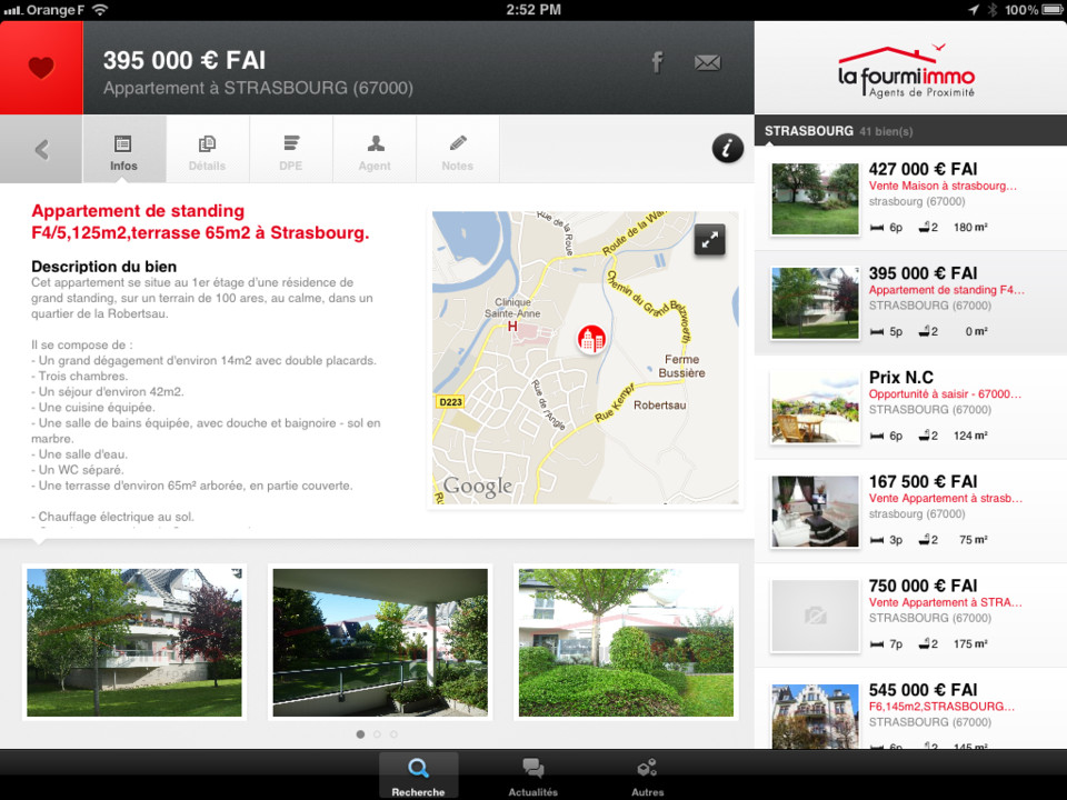 蚂蚁房地产iPad应用程序界面设计，来源自黄蜂网https://woofeng.cn/ipad/