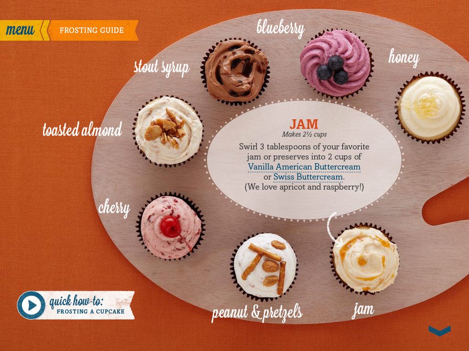 食品网的蛋糕iPad应用程序界面设计，来源自黄蜂网https://woofeng.cn/ipad/