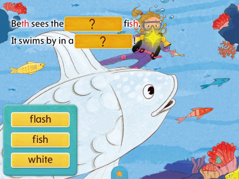 Phonics Fun Readers拼音学习iPad应用界面设计，来源自黄蜂网https://woofeng.cn/ipad/