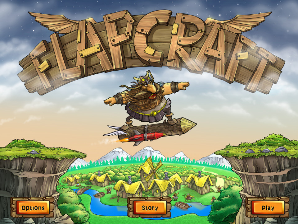 Flapcraft iPad游戏应用界面设计，来源自黄蜂网https://woofeng.cn/ipad/