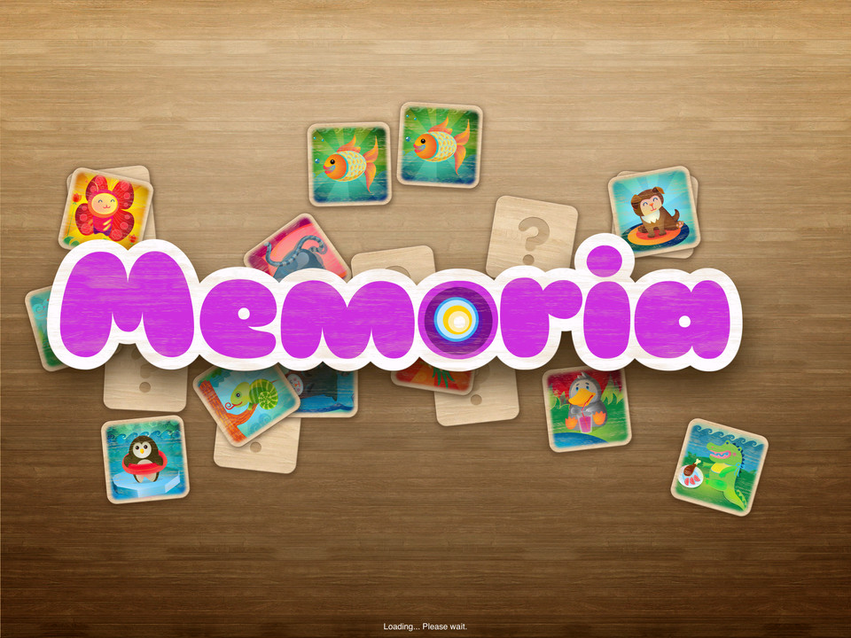 Memoria配对游戏iPad界面设计，来源自黄蜂网https://woofeng.cn/ipad/