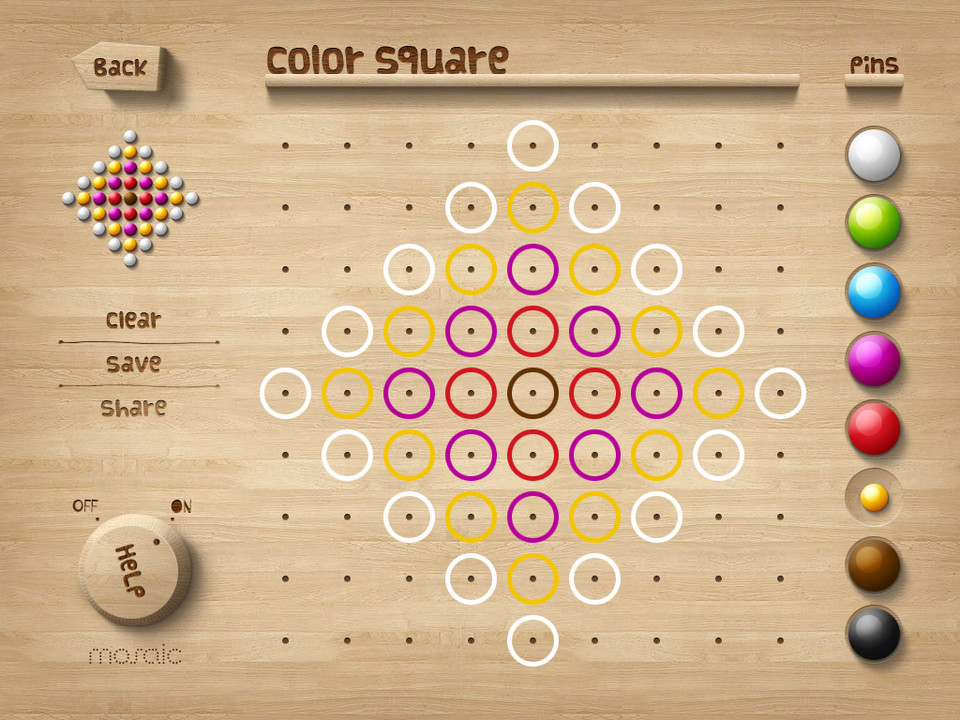 MosaicHD儿童游戏iPad界面设计，来源自黄蜂网https://woofeng.cn/ipad/
