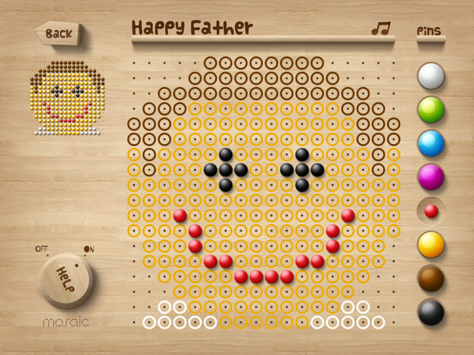 MosaicHD儿童游戏iPad界面设计，来源自黄蜂网https://woofeng.cn/ipad/