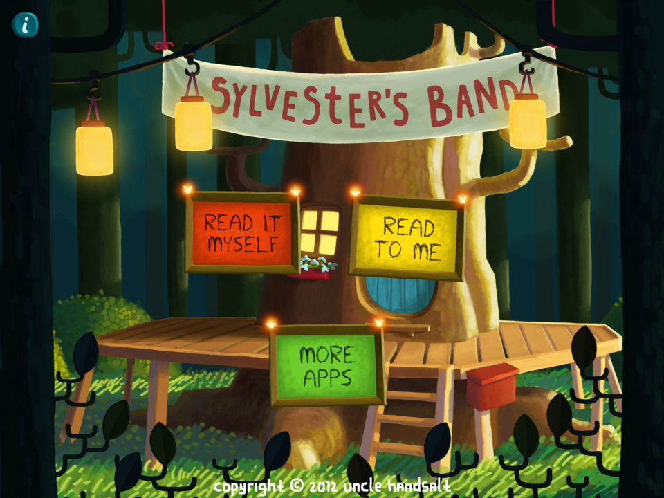 Sylvester Band互动故事书iPad应用界面设计，来源自黄蜂网https://woofeng.cn/ipad/