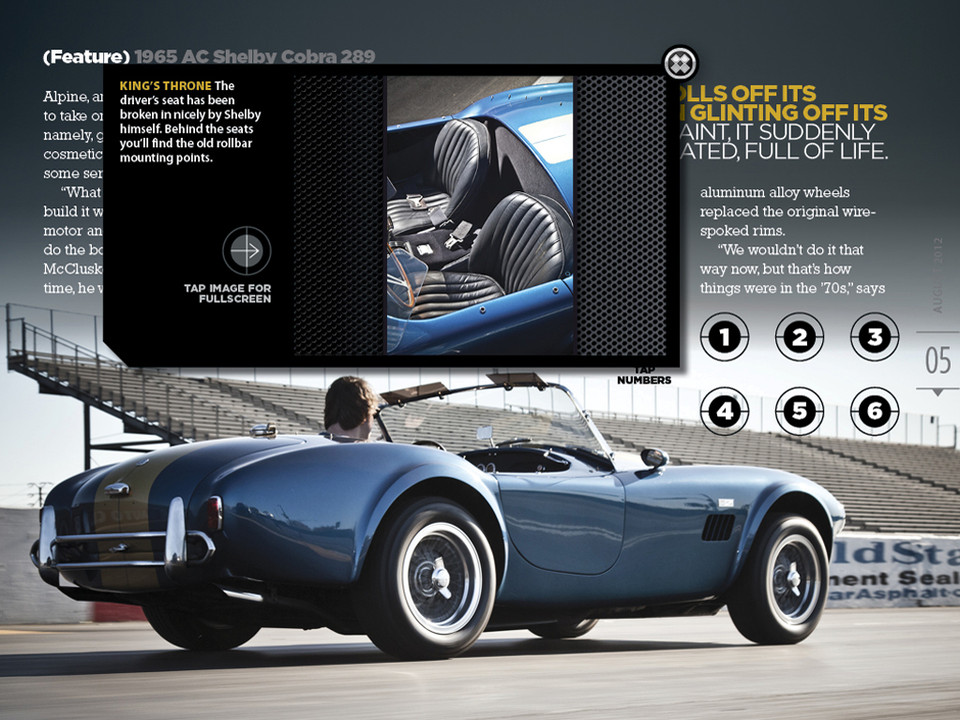 Motor Trend杂志iPad界面设计，来源自黄蜂网https://woofeng.cn/ipad/