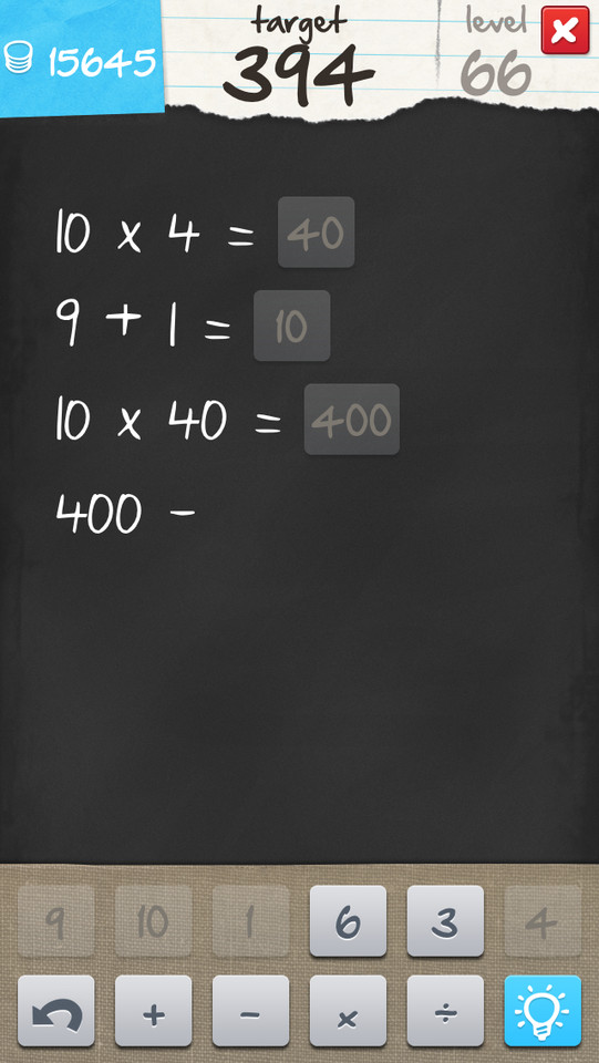 6号数字益智游戏手机界面设计，来源自黄蜂网https://woofeng.cn/mobile/