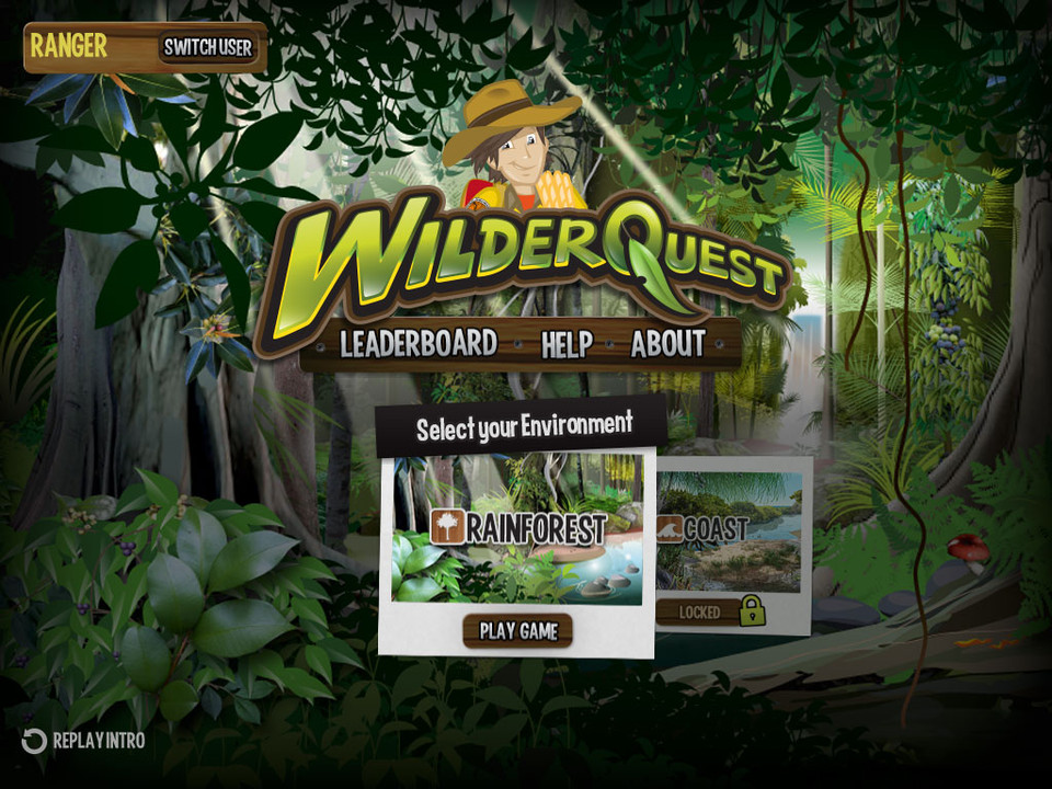 WilderQuest自然探索iPad应用界面设计，来源自黄蜂网https://woofeng.cn/ipad/