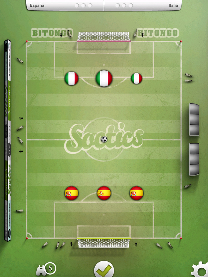 Soctics足球游戏iPad界面设计，来源自黄蜂网https://woofeng.cn/ipad/