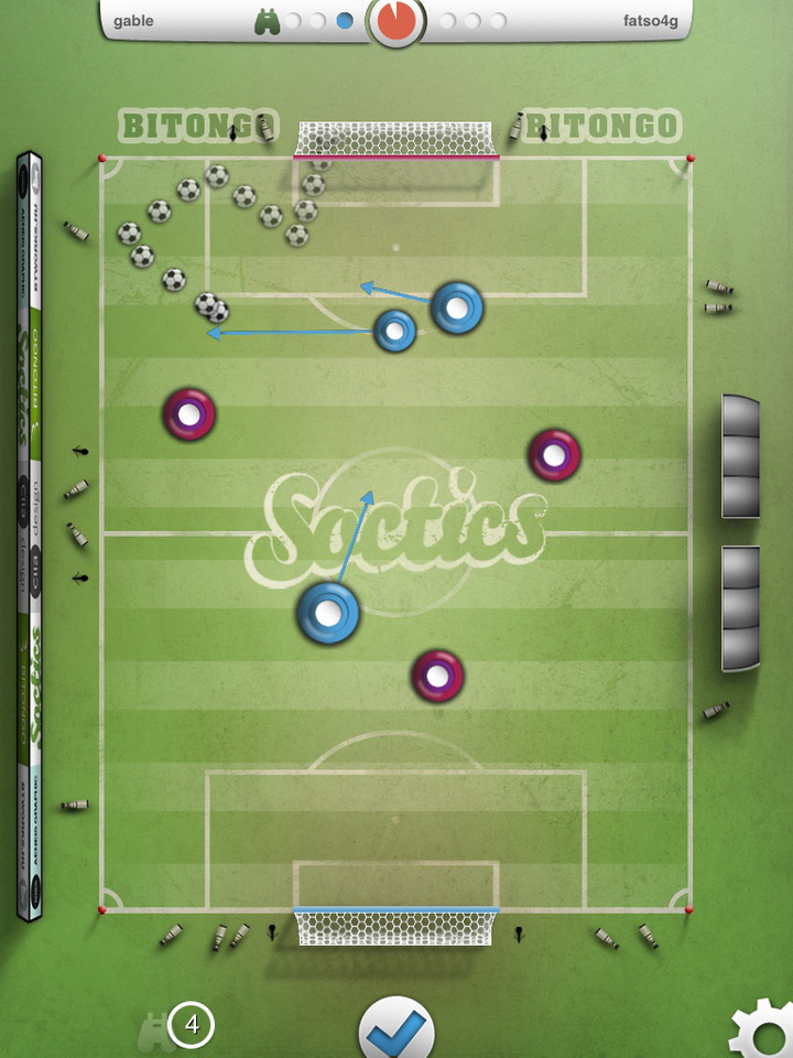 Soctics足球游戏iPad界面设计，来源自黄蜂网https://woofeng.cn/ipad/